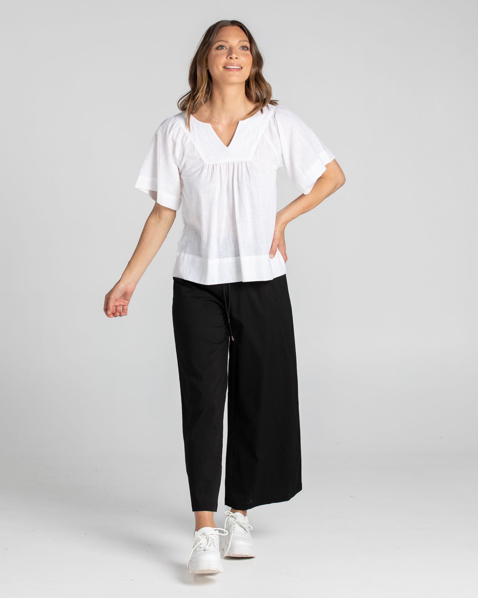 Freya Top- White