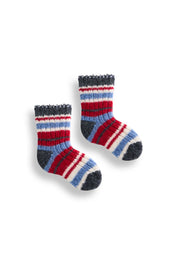 Baby Multi-Stripe Wool Cashmere Socks