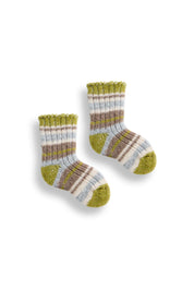 Baby Multi-Stripe Wool Cashmere Socks