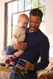 Baby Multi-Stripe Wool Cashmere Socks