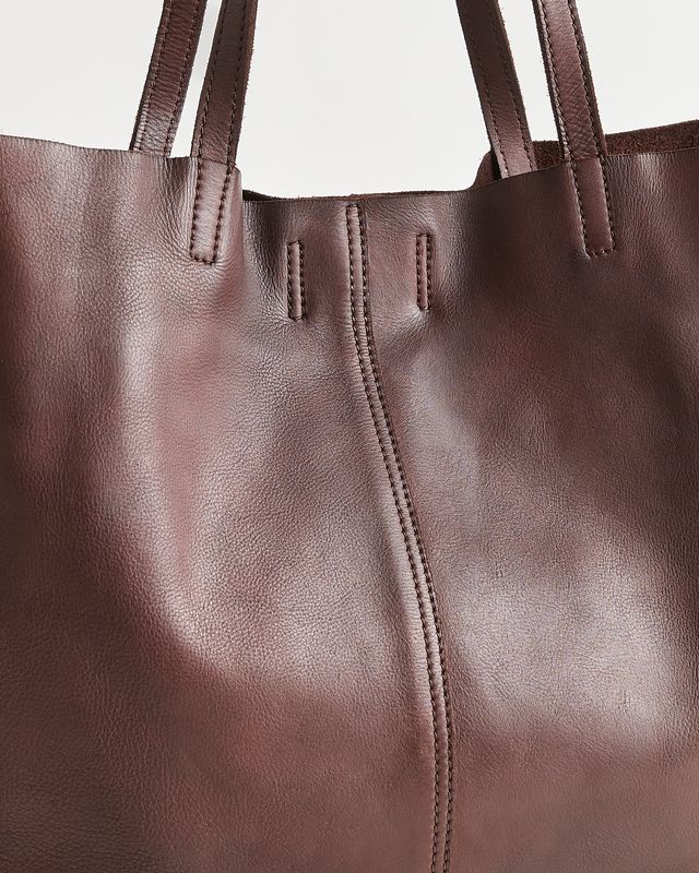 Baby Unlined Tote- Chocolate