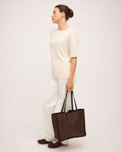 Baby Unlined Tote- Chocolate