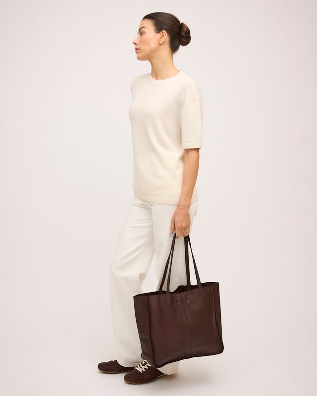 Baby Unlined Tote- Chocolate
