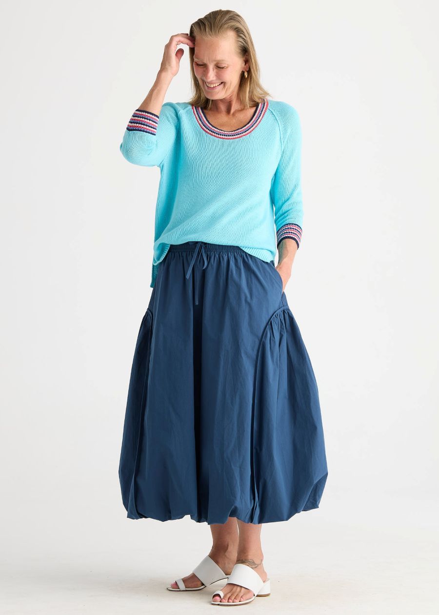 Zaket & Plover Balloon Skirt in Ocean