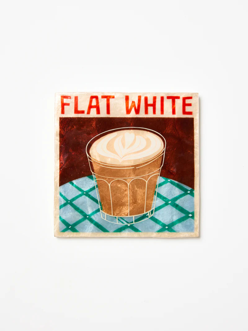 Barista Wall Art- Flat White