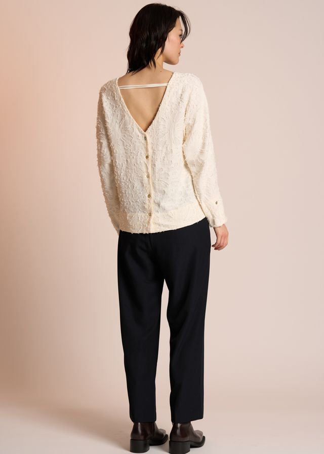 Neris Bayeux Blouse in Cloud