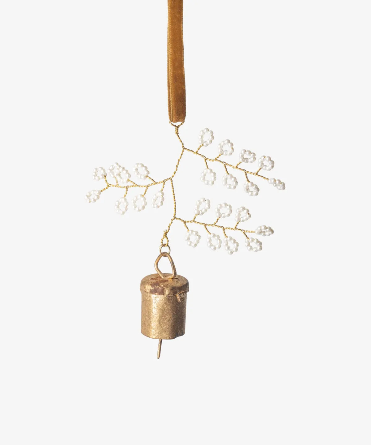 Beaded Flower Bell Decoration