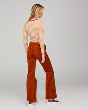Bellissimo L/S Top- Caramel Stripe