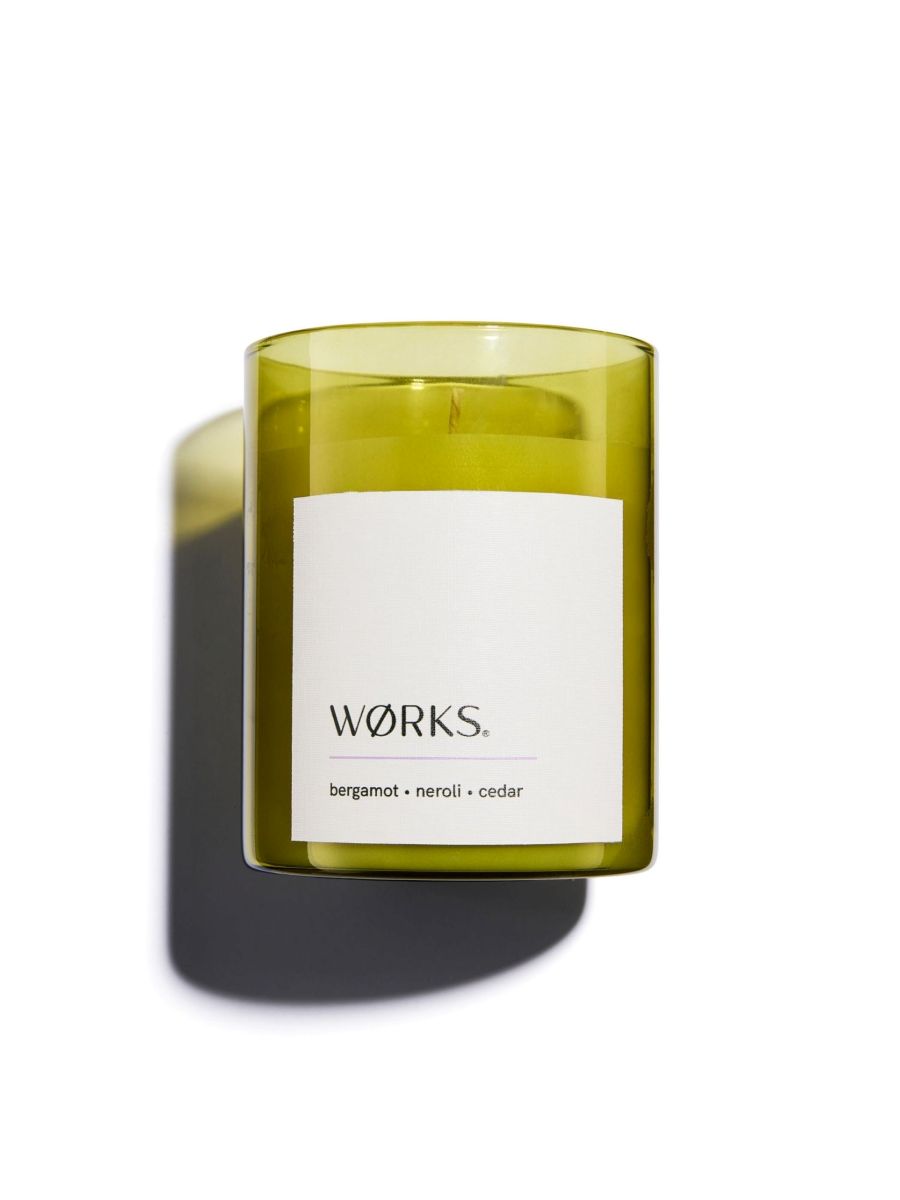 WORKS Aromatic Candle- Bergamot, Neroli, Cedar