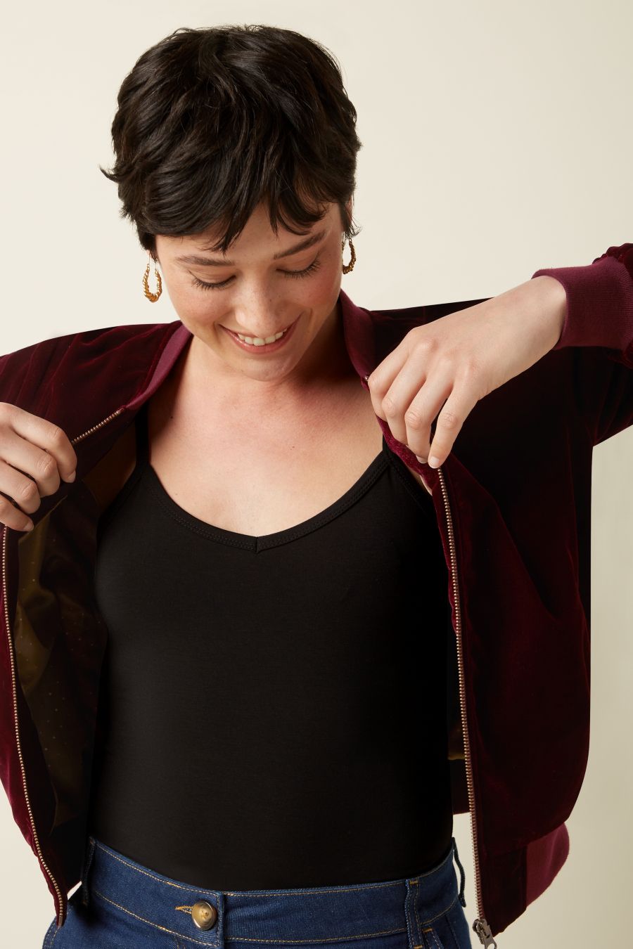 Bessie Jacket-Gamine Velvet