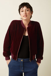 Bessie Jacket-Gamine Velvet