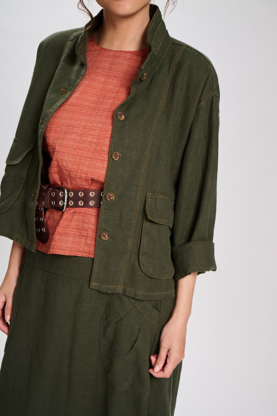 Billie Fiesta Jacket- Khaki