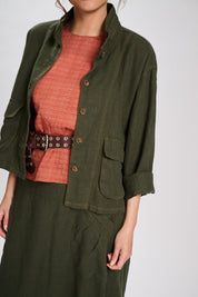 Billie Fiesta Jacket- Khaki