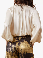 Moonstruck Billow Blouse- Cream