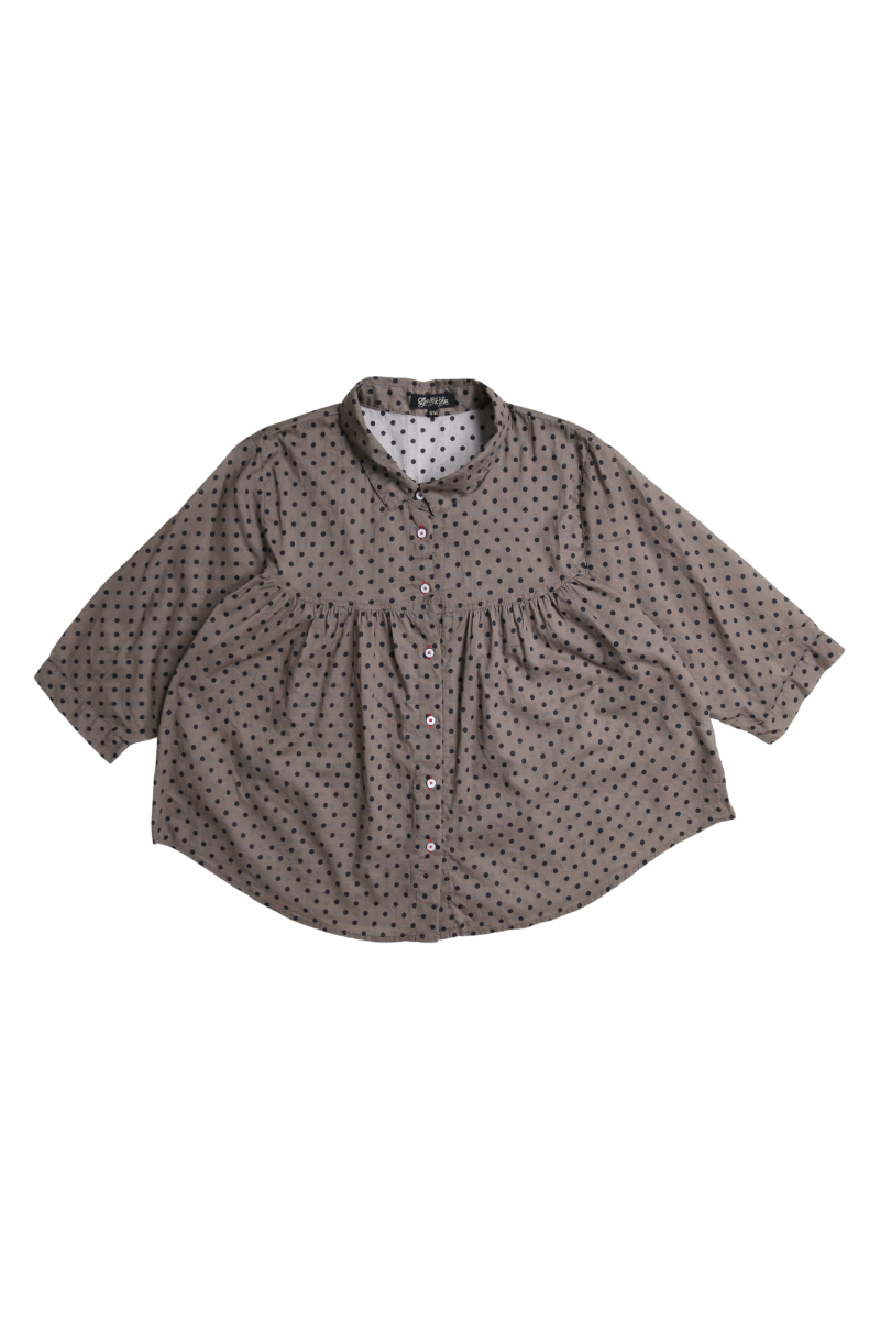 Biscotti Harper Blouse- Smoke