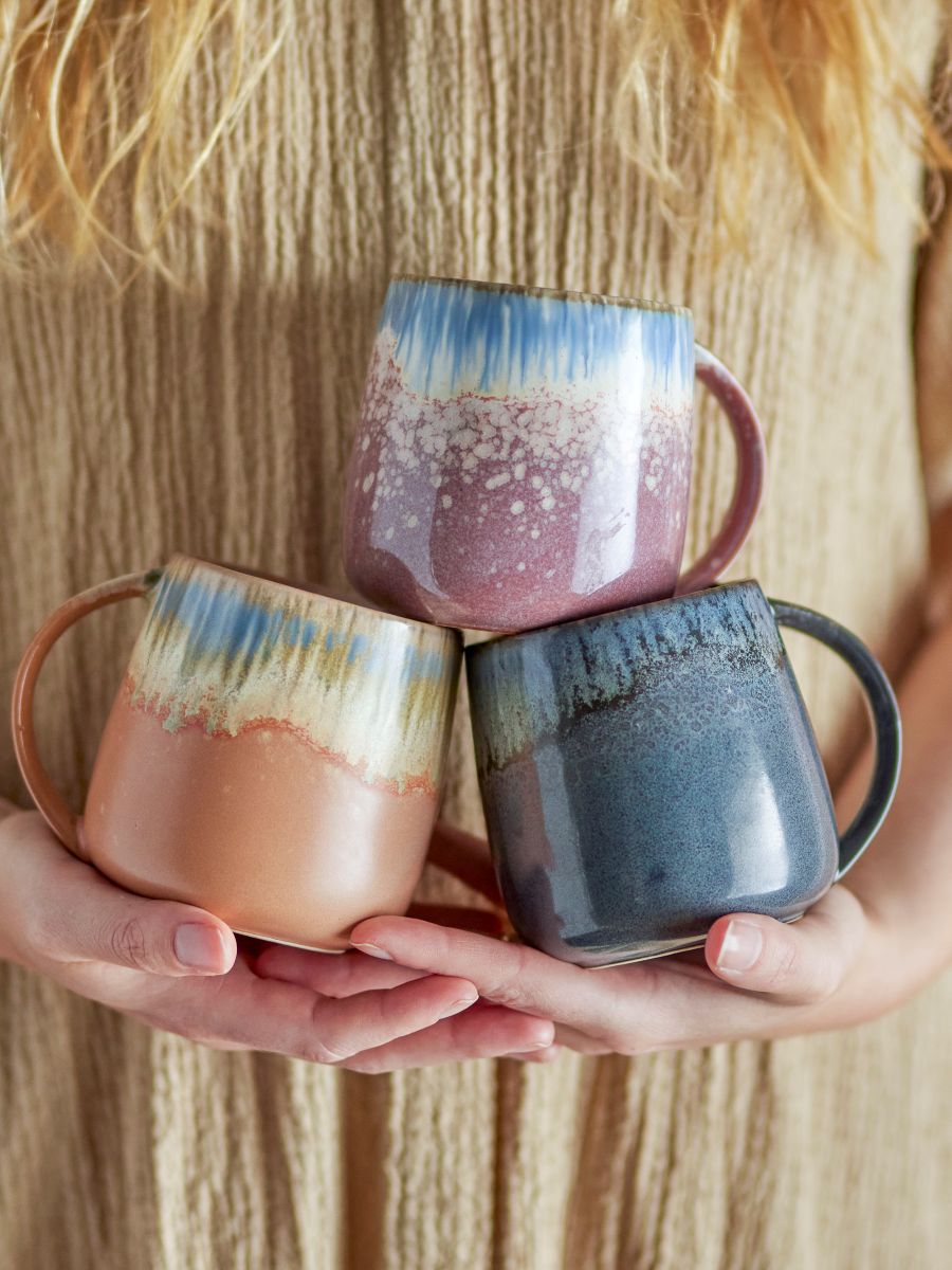 Bloomingville Creatove Collection Cloe Mugs- Set of 3