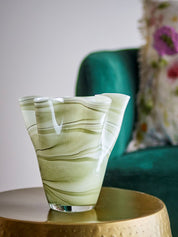 Toryn Glass Vase- Green