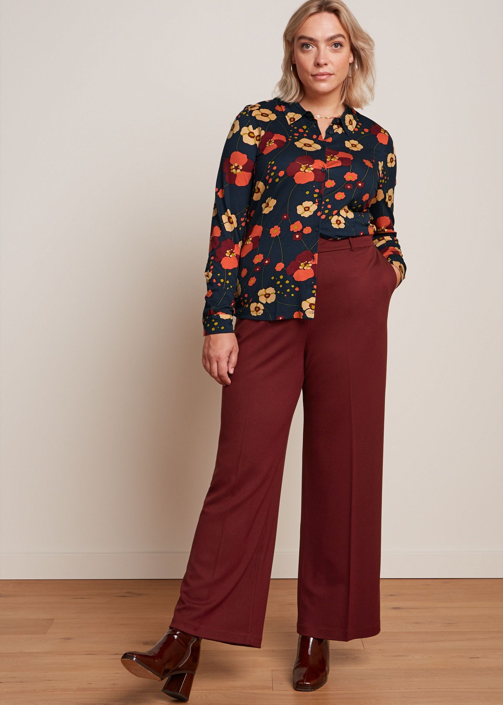 King Louie Blouse in Melody Print