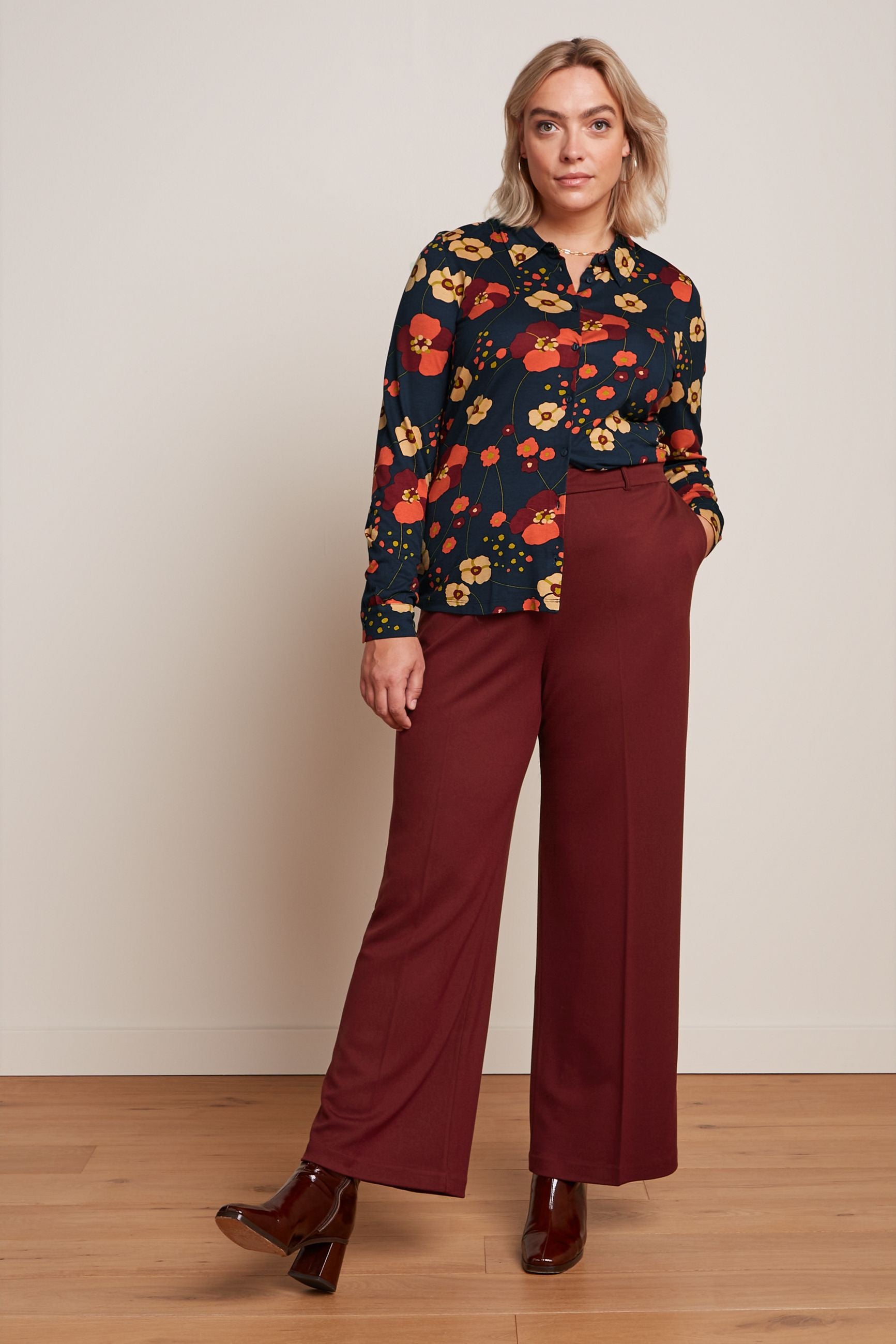 King Louie Blouse in Melody Print