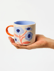 Jones & Co Bloomie Blue Flower Mug