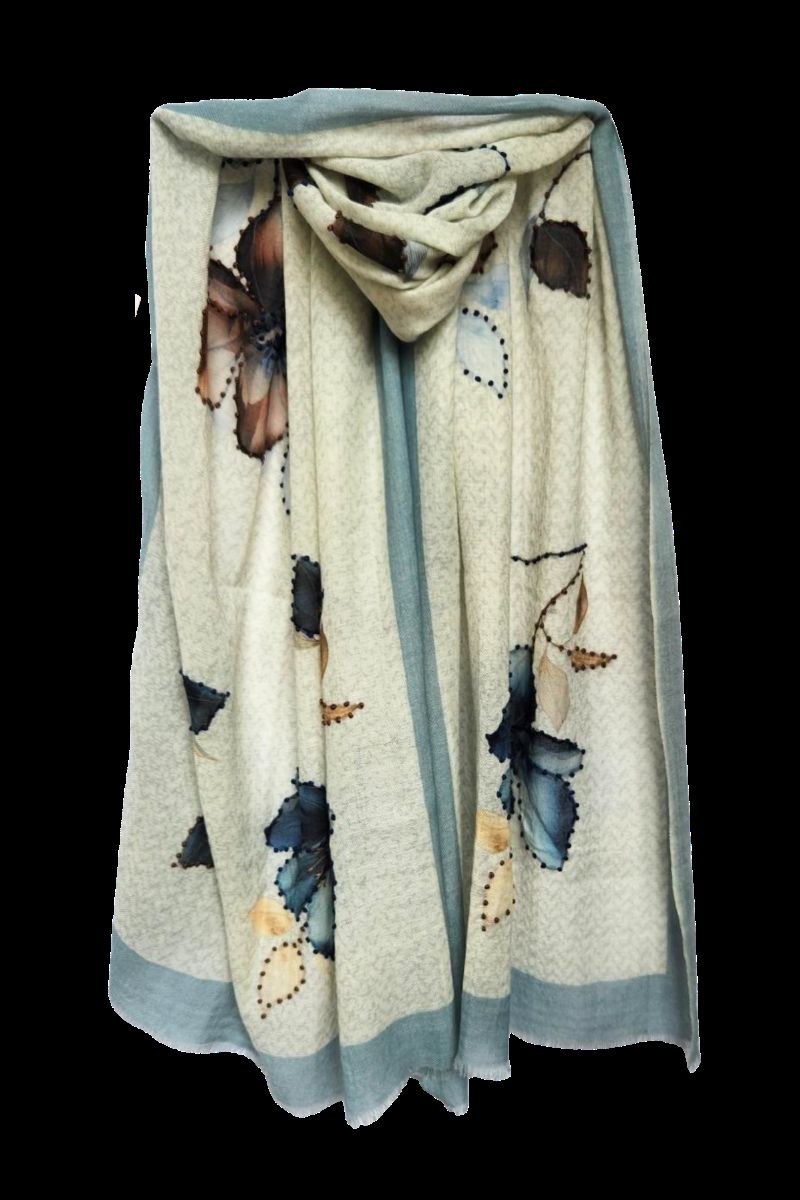 Directions International Blue Skies Wool Scarf