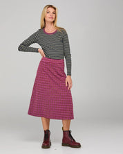 Boom Shankar Akio Skirt Himari Check