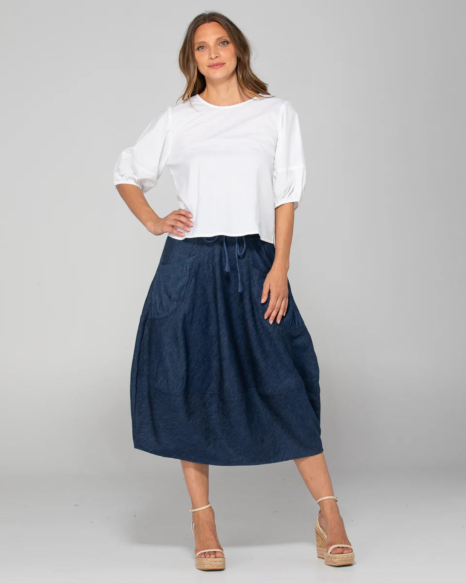 Guru Skirt- Dark Denim