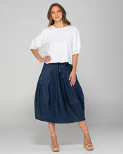 Guru Skirt- Dark Denim