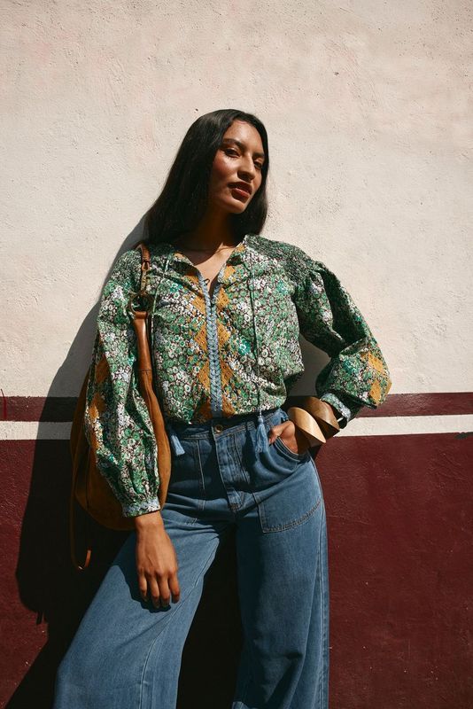 Boom Shankar Beatrice Shirt in Beatrice Print