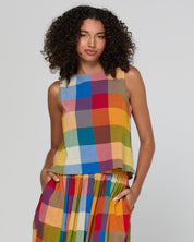 Hara Top- Kingston Check