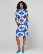 Maui Shirt Dress- Block Print