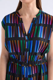 Borgg Shirt Dress- Steg Print
