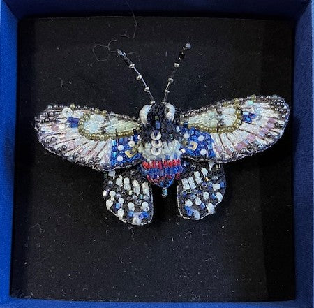 Trovelore Borneo Birdwing Butterfly Embellished Brooch Pin