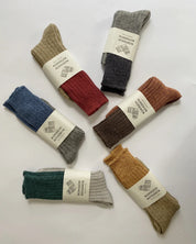 Boston Wool Cotton Slab Socks