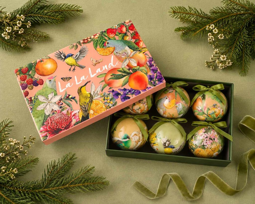 La la Land Bauble Box Set Bountiful Garden