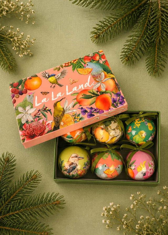 La La Land Mini Bauble Box Set Bountiful Garden