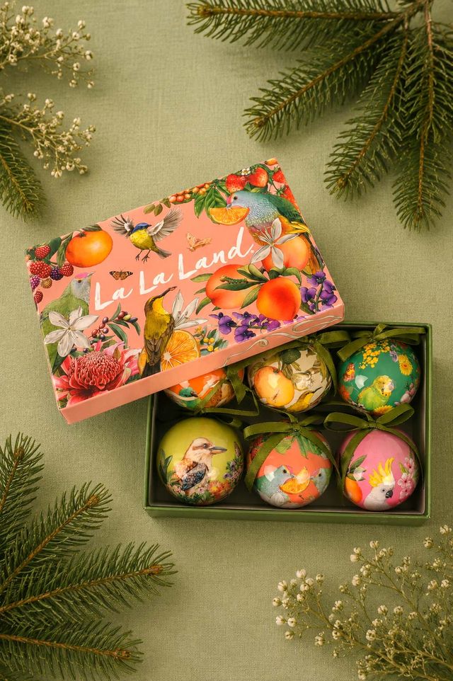 La La Land Mini Bauble Box Set Bountiful Garden