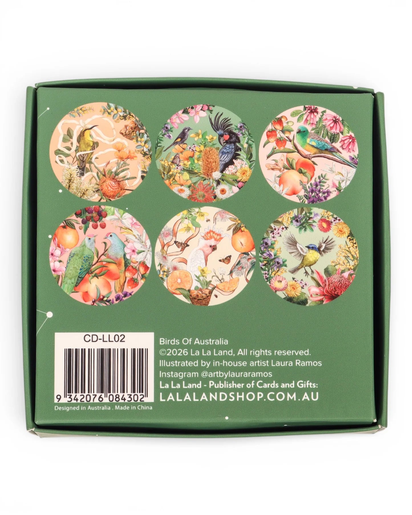 Coaster Set- Birds of Australia