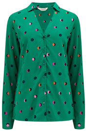 Bretta Shirt- Rainbow Polka
