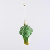 Sugared Broccoli Decorations-Set of 4