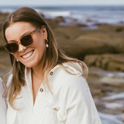 Lila Grace Champagne Polarised Sunglasses
