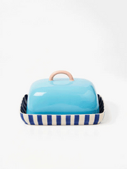 Jones & Co Blue Butter Dish