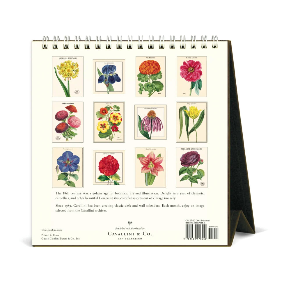 2027 Desk Calendar- Botanica