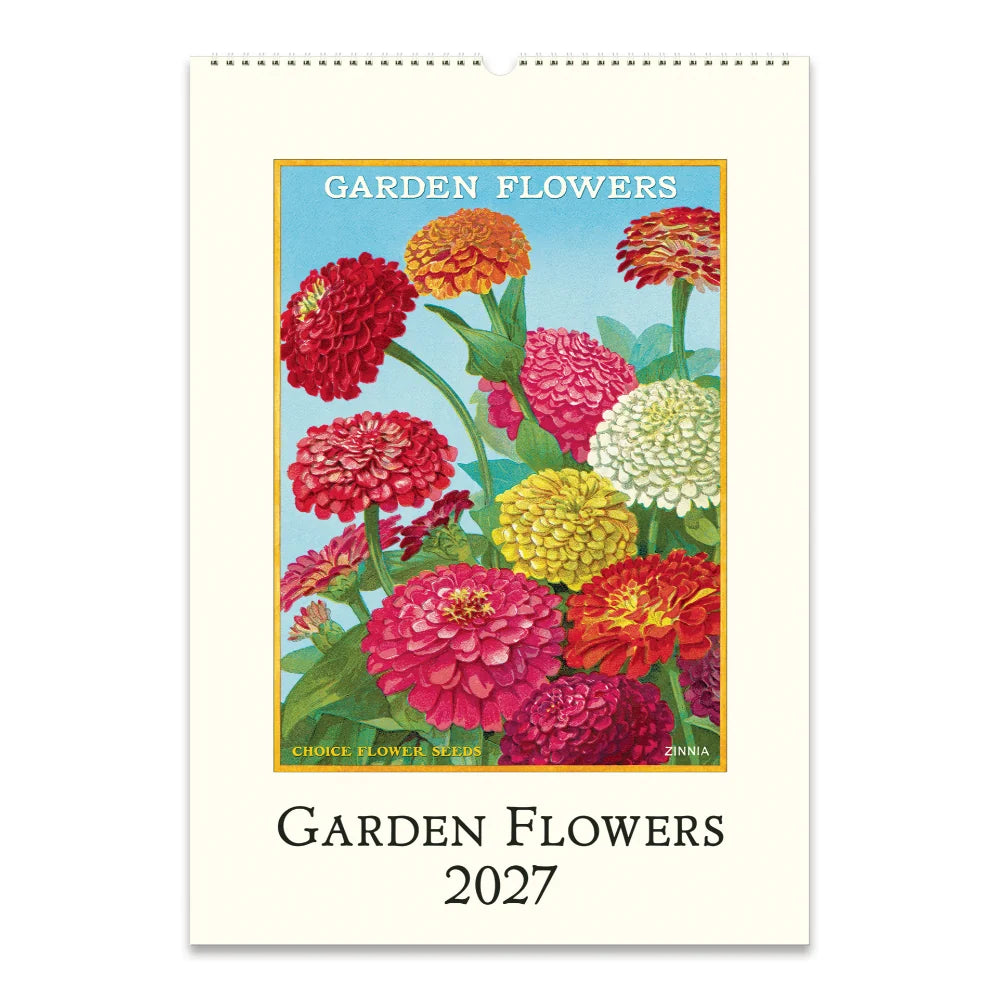 Cavallini & Co 2027 Wall Calendar Garden Flowers