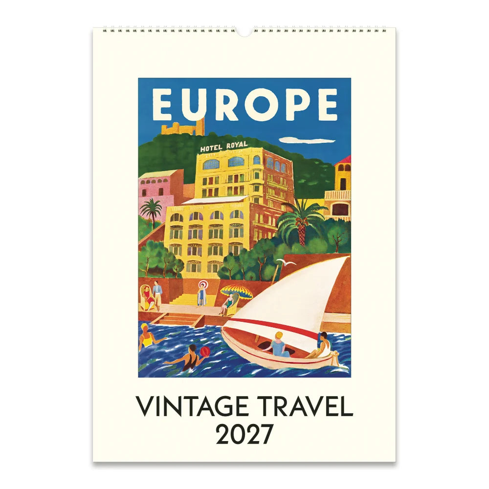 Cavallini & Co 2027 Calendar Vintage Travel