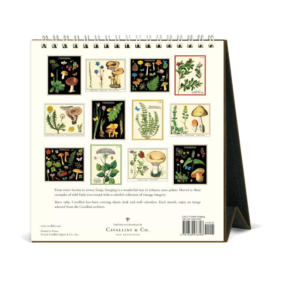 2027 Desk Calendar- Foraging