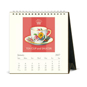 2027 Desk Calendar- Tea Time
