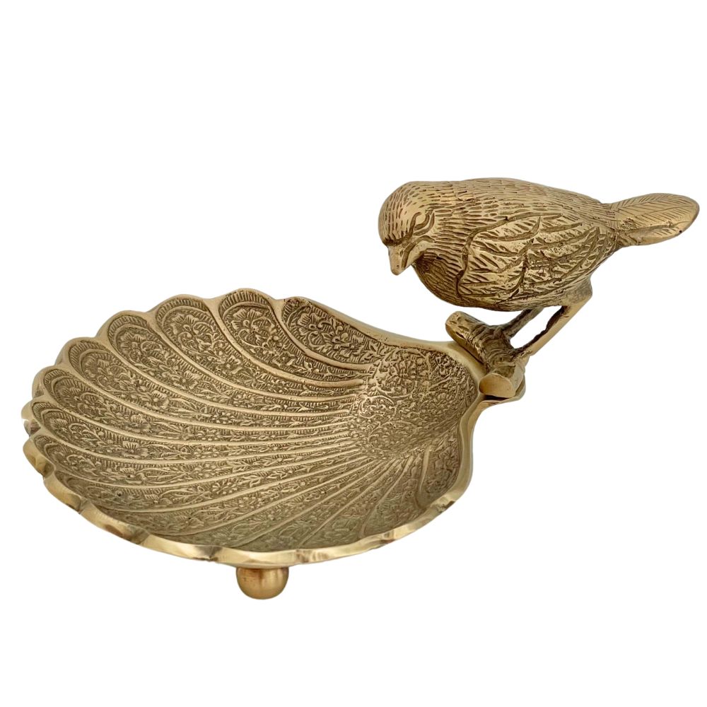 Creatively Active Minds Paradiso Brass Dish- Birde