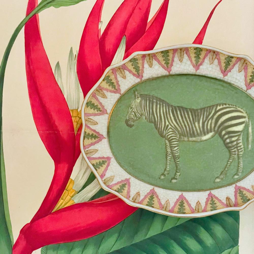 Paradiso Savon Dish- Zebre