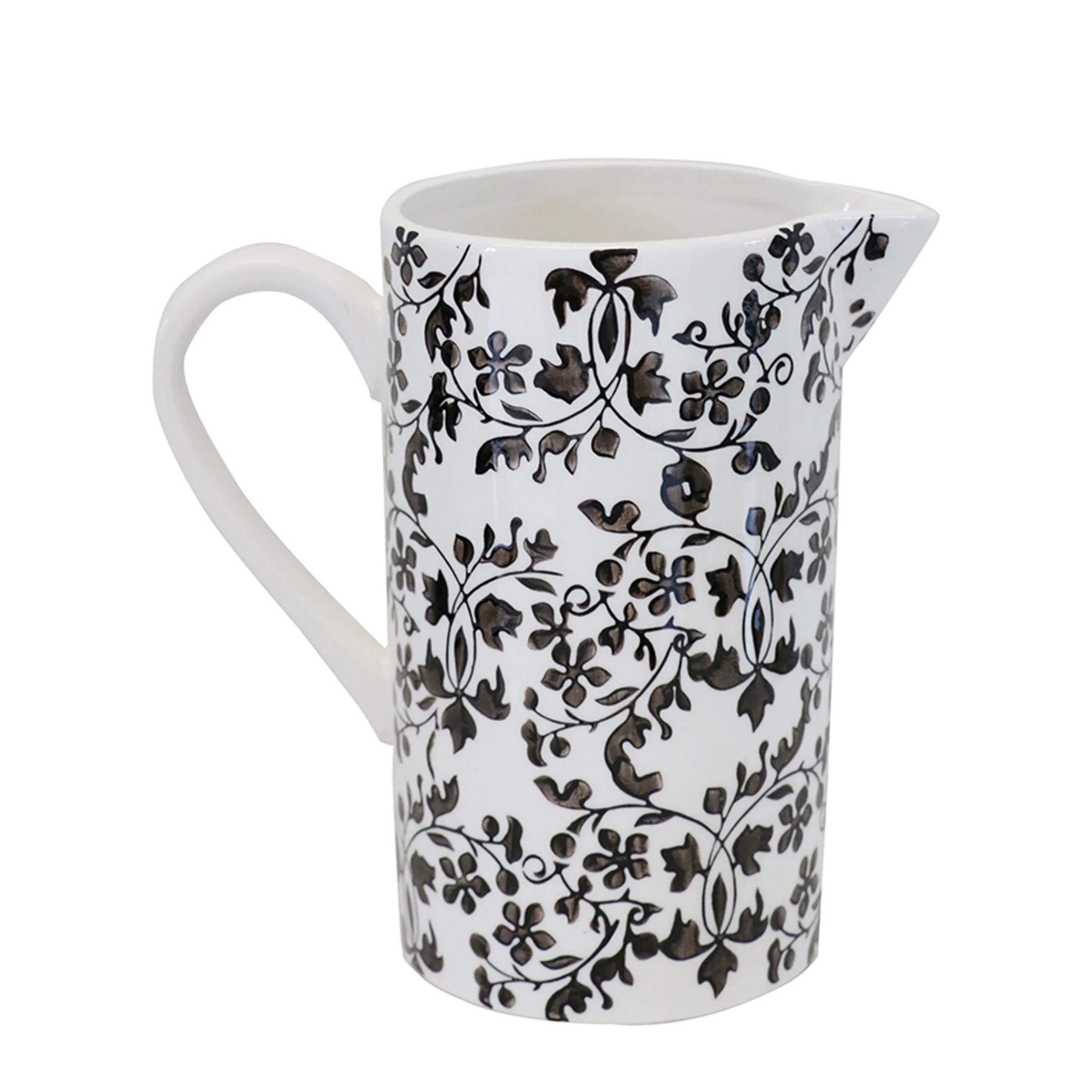 CC Interiors Florentine Handpainted Jug Noir